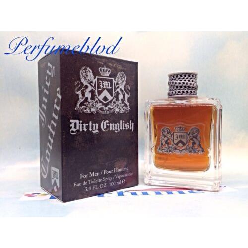 Dirty English BY Juicy Couture 3.4 Fl.oz Eau DE Toilette Spray For Men