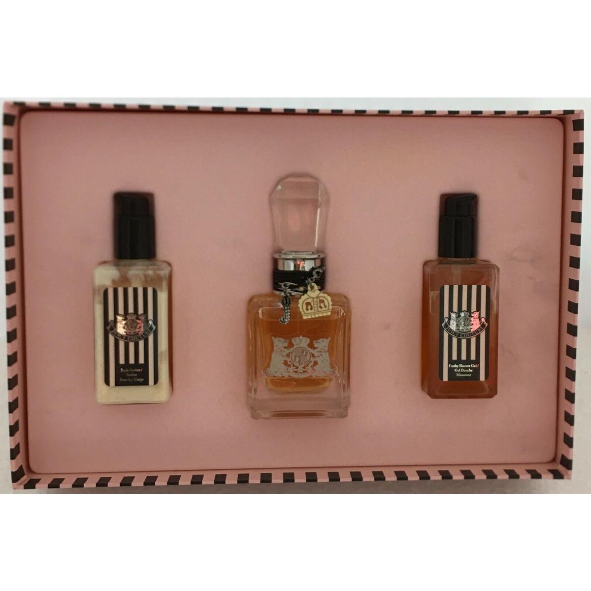 Juicy Couture Gift Set For Women 1.7oz+3.4oz Body Sorbet+3.4oz Shower Gel