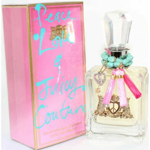 Peace Love Juicy Couture by Juicy Couture Edp Spray 3.4 oz For Women