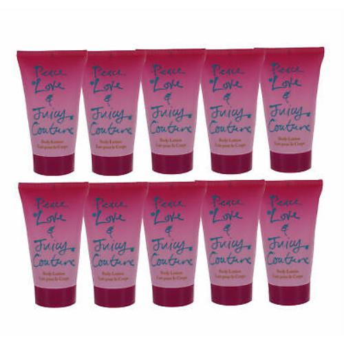 Peacelove Juicy by Juicy Couture Forwomen Combopk: Bodylotion 17oz 10x1.7oz