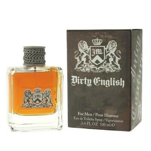 Dirty English Juicy Couture 3.4 oz / 100 ml Edt Men Cologne Spray