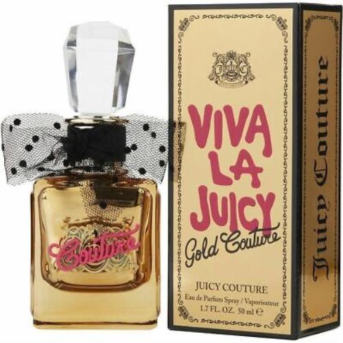 Juicy Couture Viva LA Juicy Gold Couture Eau DE Parfum 1.7 Oz / 50 ml