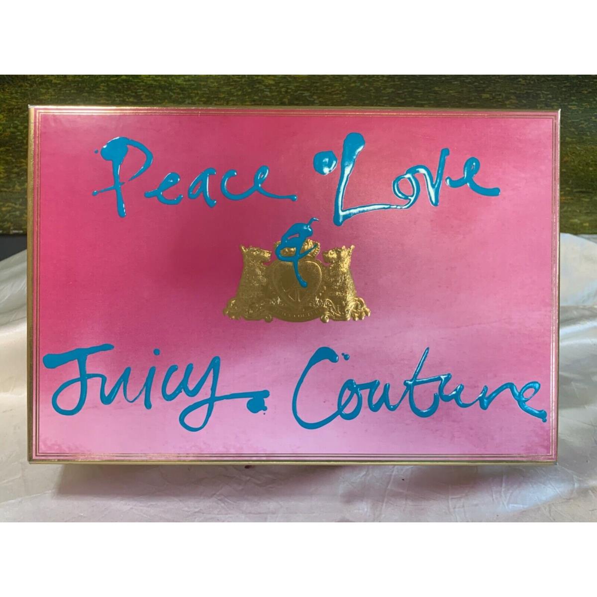 Juicy Couture Peace Love 100ML Edp Spray/ 125ML Shower Gel/ 125ML Body Creme