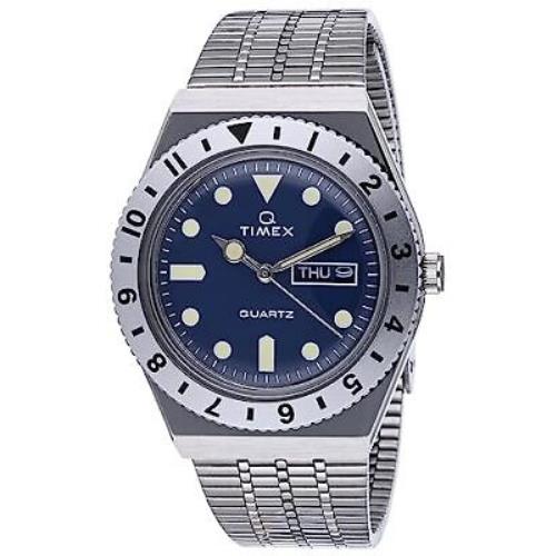 Timex Men`s Q Diver 38mm TW2V18300ZV Quartz Watch