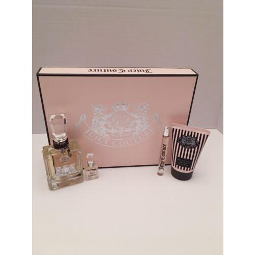 Juicy Couture 4 PC Set 3.4 OZ/100 ML Eau De Parfum Spray For Women