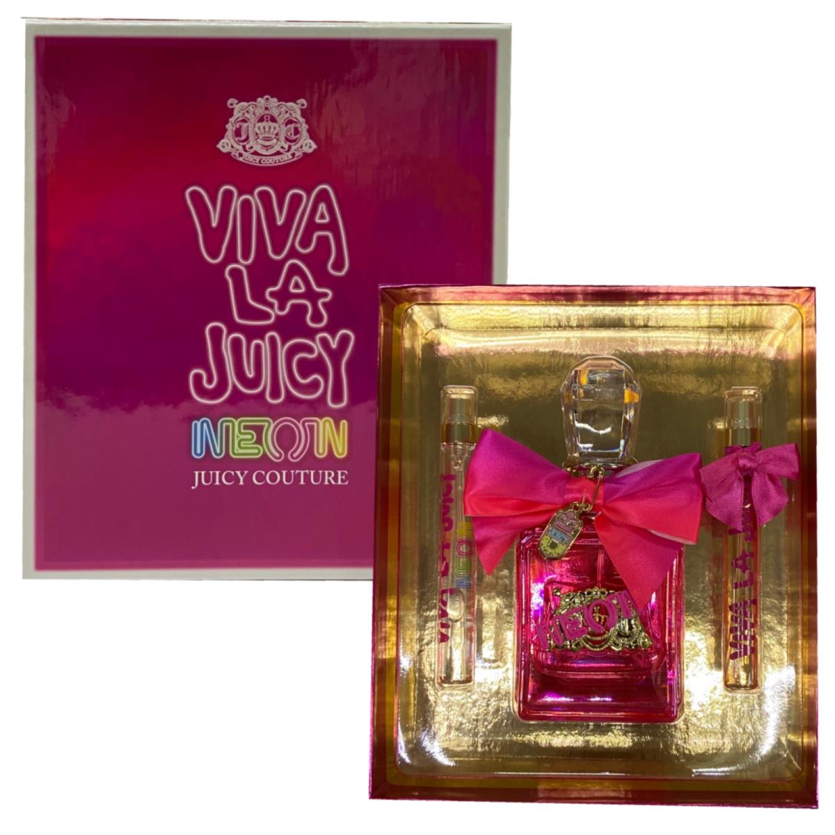 Viva LA Juicy Neno BY Juicy Couture Edp 3.4 OZ 3 PC Set