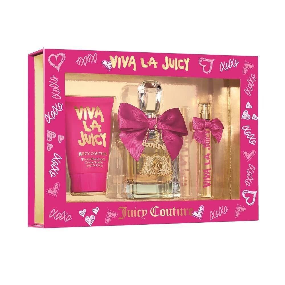 Juicy Couture 3 Piece Gift Set Viva LA Juicy Xoxo