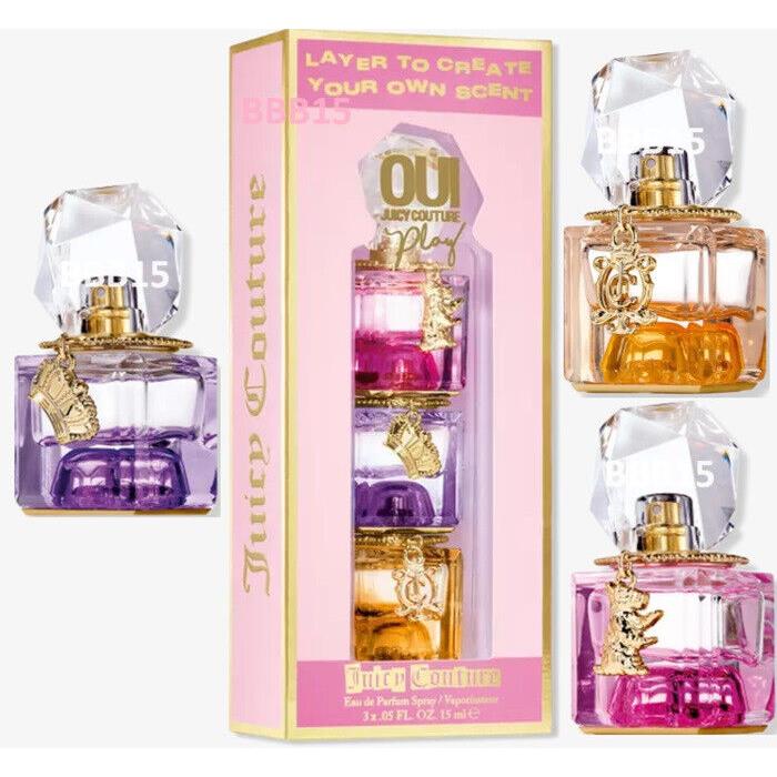 Juicy Couture Oui Juicy Couture Play 3 Piece Eau De Parfum Gift Set