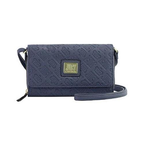 Juicy Couture Steel A Look Grey Crossbody Wallet