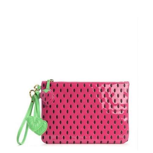 Juicy Couture Pink Azalea Strawberry Palm Oasis Wristlet