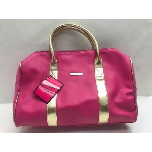 Juicy Couture Pink Leather Velour Handbag NJL022682