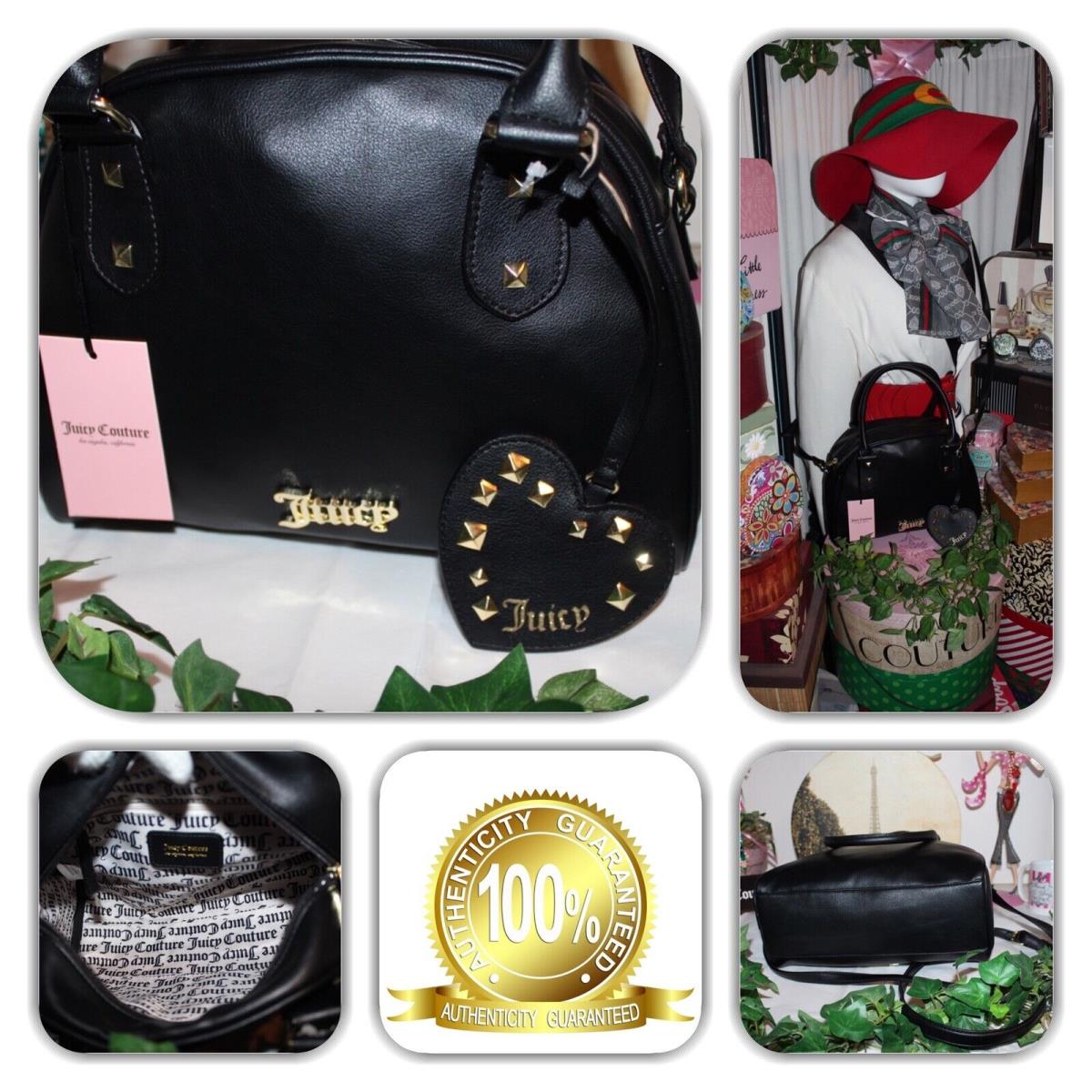 Unique Juicy Couture Black Dome Purse/handbag