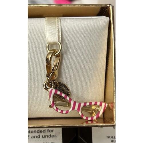 Juicy Couture Ltd ED 2014 Stripped Sunglasses Charm For Bracelet B 45