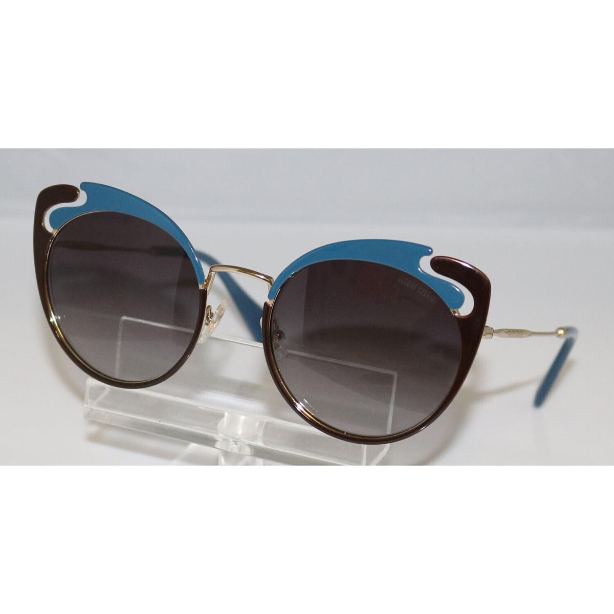 Miu Miu Noir Evolution Smu 57T Blue Brown/grey Shaded C05-5D1 Sunglasses