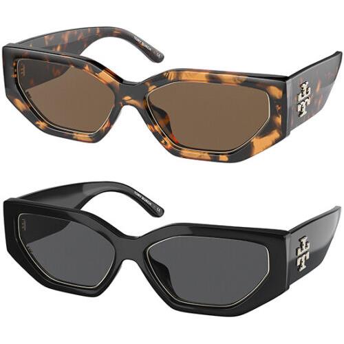 Tory Burch Kira Chunky Geometric Cat-eye Sunglasses - TY9070U