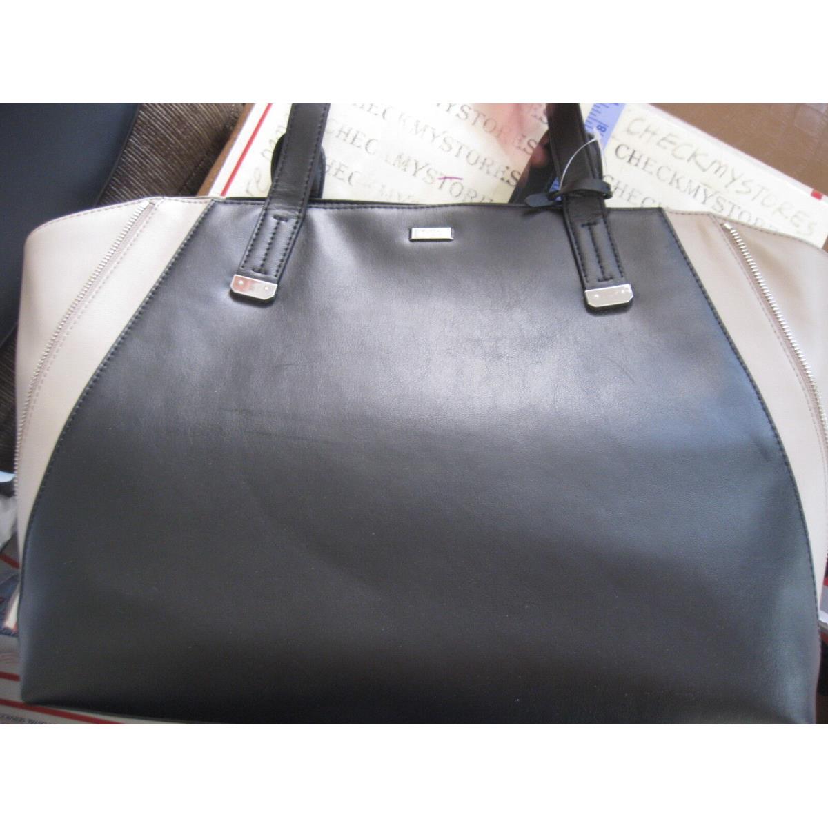 Ralph Lauren Gradwell Tote Black/porcini Purse Leather Medium