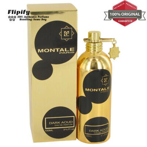 Montale Dark Aoud Cologne 3.4 oz Edp Spray Unisex For Men by Montale