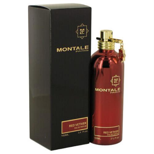 Montale Red Vetiver Cologne 3.4 oz Edp Spray For Men by Montale