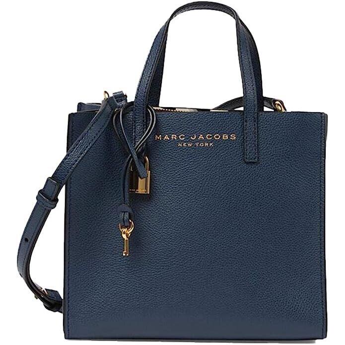 Marc Jacobs Mini Grind Leather Tote - Blue Sea M0015685-426