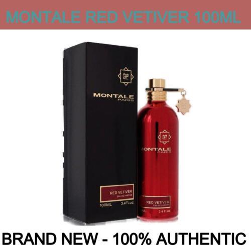 Red Vetiver Montale Eau de Parfum 3.4oz Men`s Spray