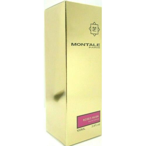 Montale Roses Musk Eau DE Parfum Spray Unisex 3.4 Oz / 100 ml Item