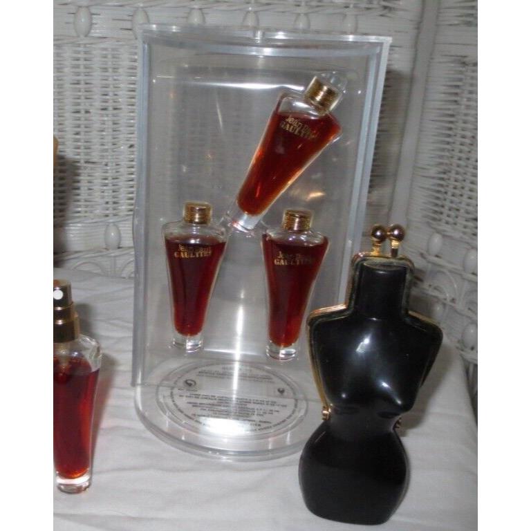 Jean Paul Gaultier Parfum Purse Spray Collection Latex Female Trios Set Mib