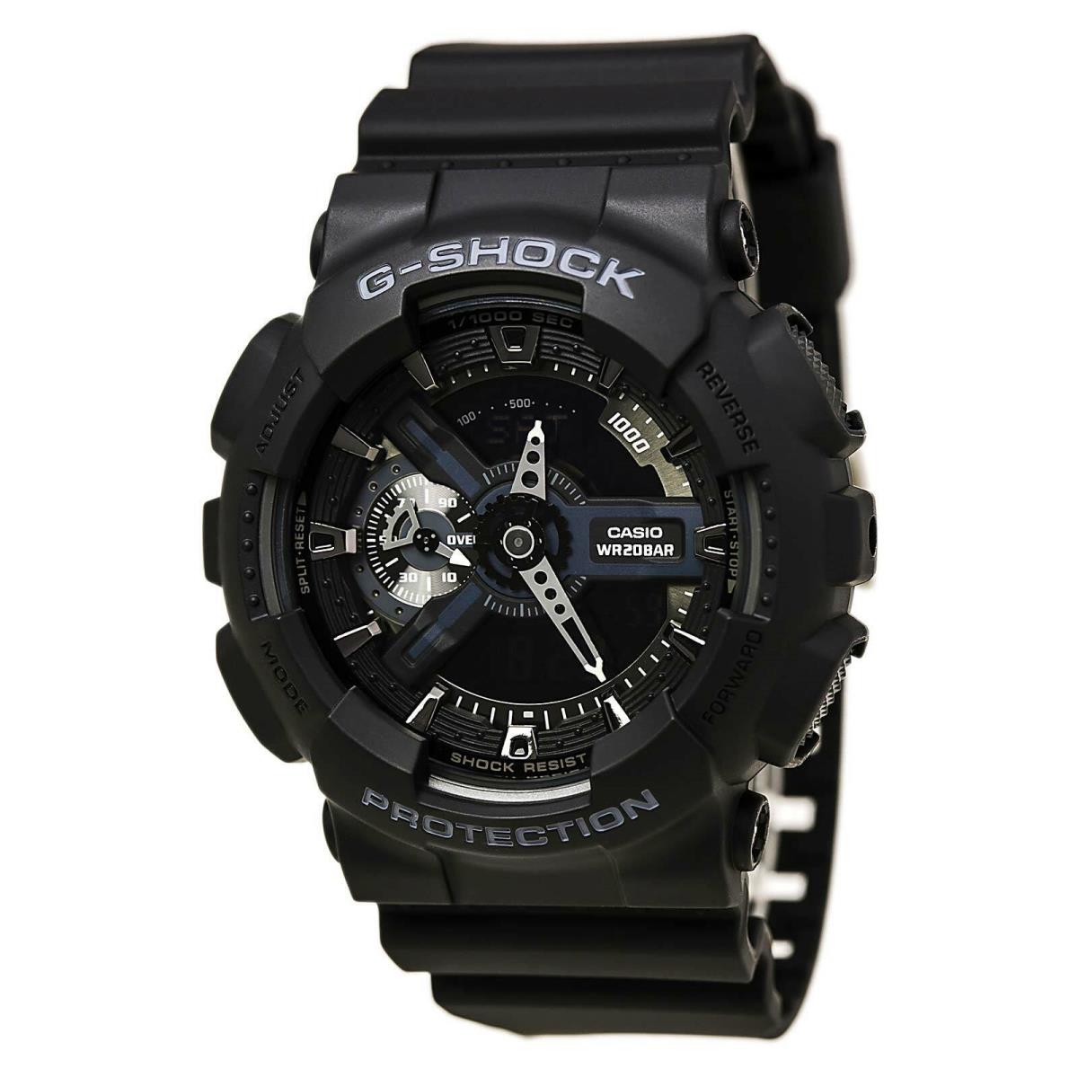 Casio Men`s Watch G-shock Extra Large World Time Alarm Anti-magnetic GA110-1B