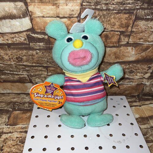 The Sing-a-ma-jigs Toy Sings Together W/ Others 2010 Mint Green W/tags Works