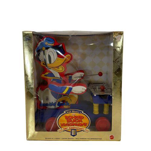 Vintage Fisher Price 185 Donald Duck Xylophone Wood Pull Toy Disney