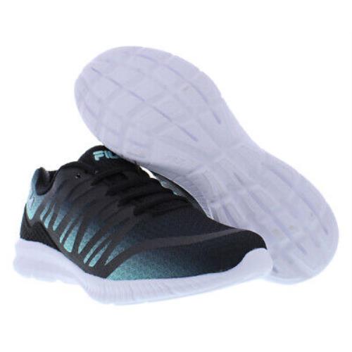 Fila Memory Fantom 5 Womens Shoes - Black/Blue, Main: Black
