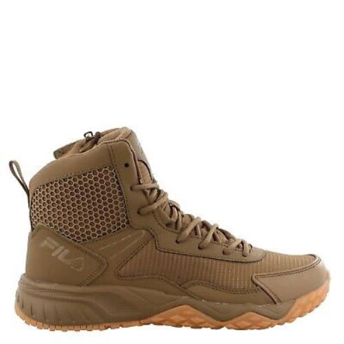 Men`s Fila Chastizer Boot 1LM00358-200 Sand Mesh Synthetic-and-leather