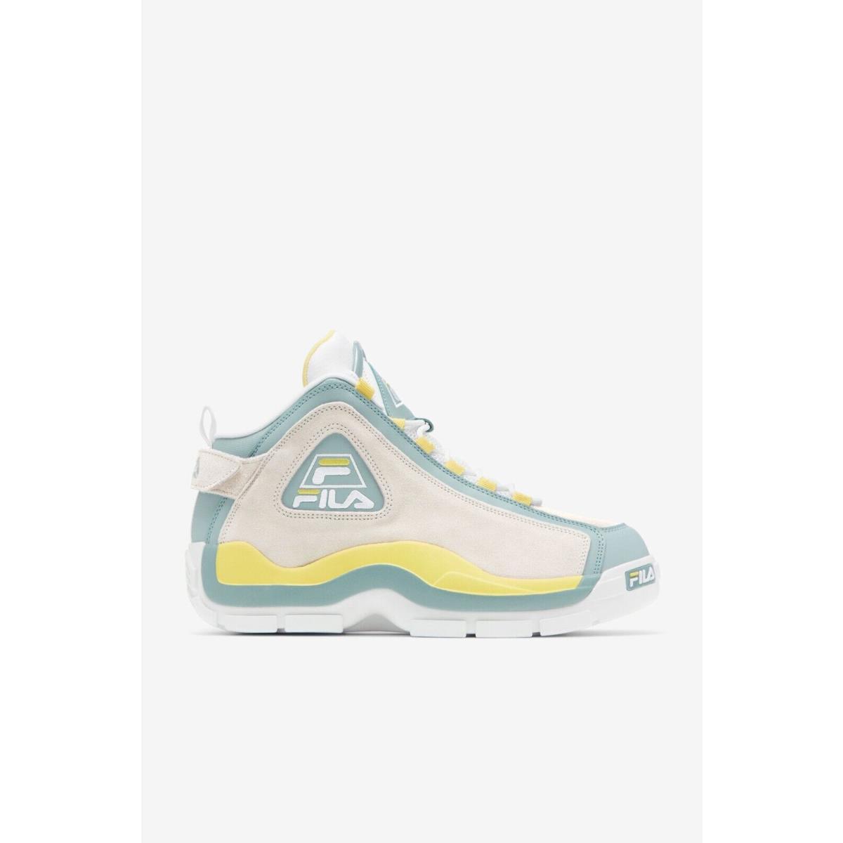 Fila Men`s Grant Hill 2 Basketball Shoes White / Egret / Gray Mist (101)