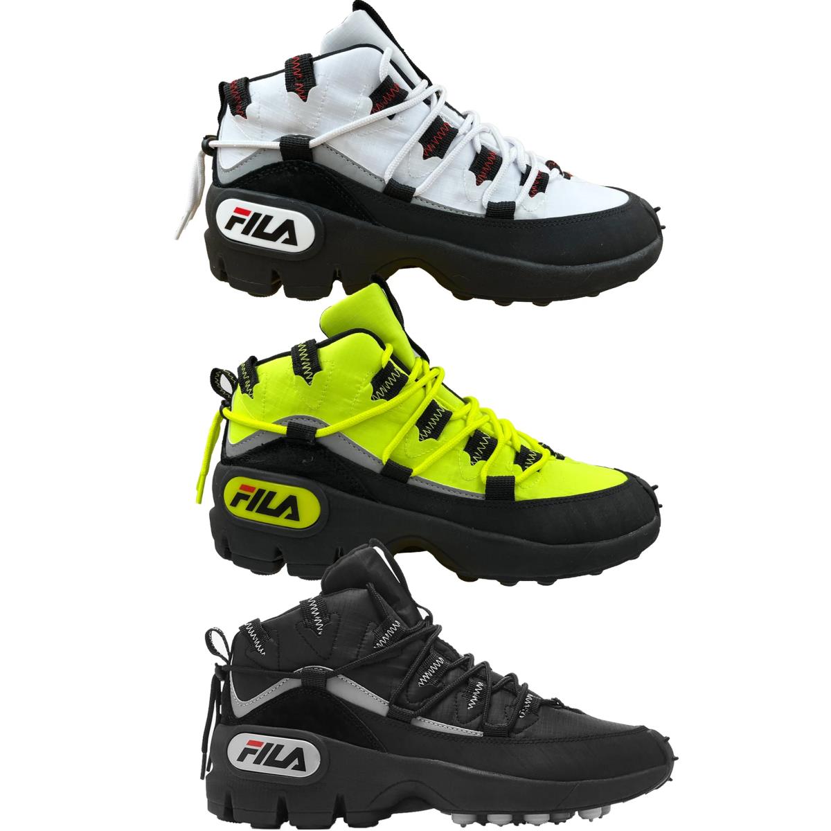 Fila Men`s Grant Hill 1 X Trailpacer Athletic Trail Hiking Sneakers 1QM00780