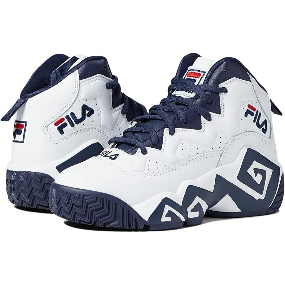 Fila Classic Limited Edition Jamal Mashburn MB White Navy Basketball Sneaker