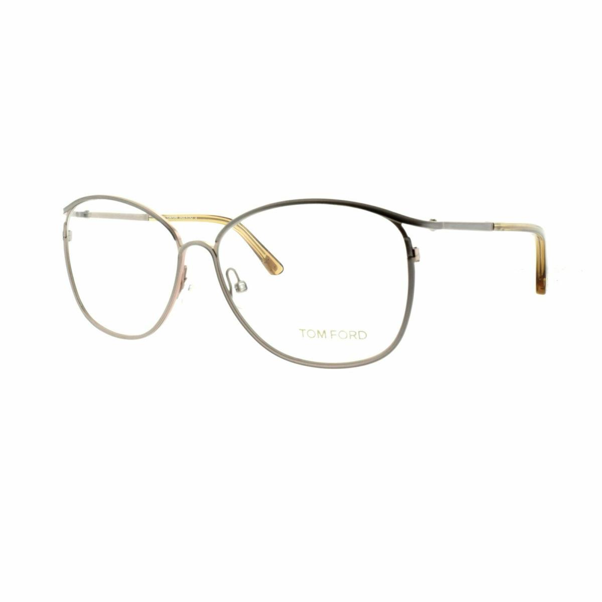 Tom Ford TF5192 034 Grey Oval Full Rim Women Optical Frames Eyeglasses