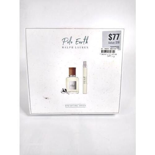 Polo Earth Ralph Lauren Travel Kit 1.36 Fl Oz Spray 0.34 Fl Oz Spray Travel Bag