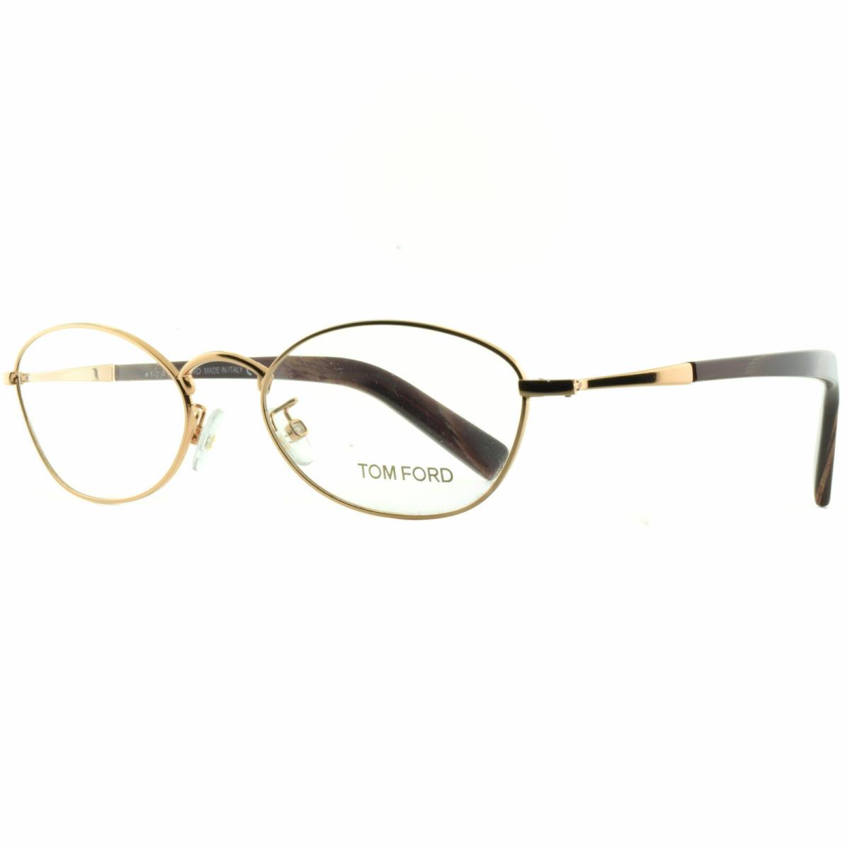 Tom Ford FT5368 030 Gold / Brown Oval Optical Frames Eyeglasses