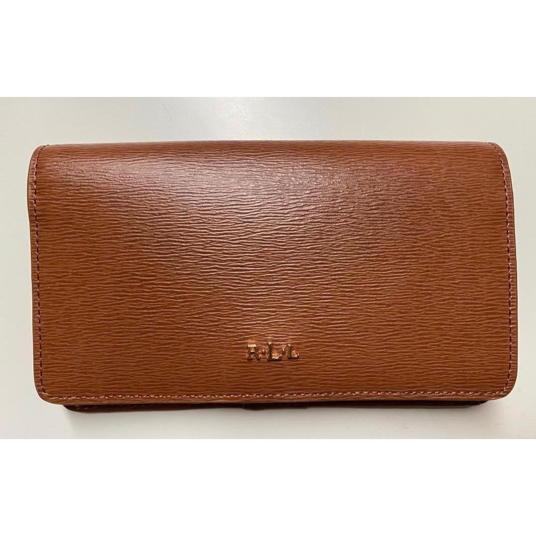 Ralph Lauren Woman`s Leather Wallet 6 3/4 x 4