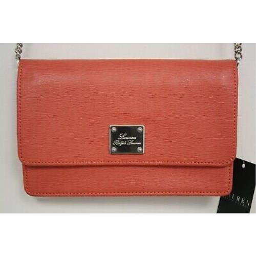 Ralph Lauren Purse Coral Mini Crossbody Small Ret 148 Leather Newbury