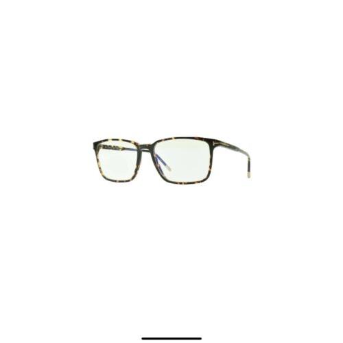 Tom Ford FT 5607-B 056 Full Frame Square Men Tortoiseshell Optical Glasses