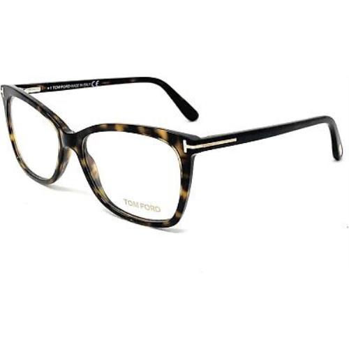 Tom Ford FT5514 Eyeglass Frames - Dark Havana Frame Dark Havana Lenses