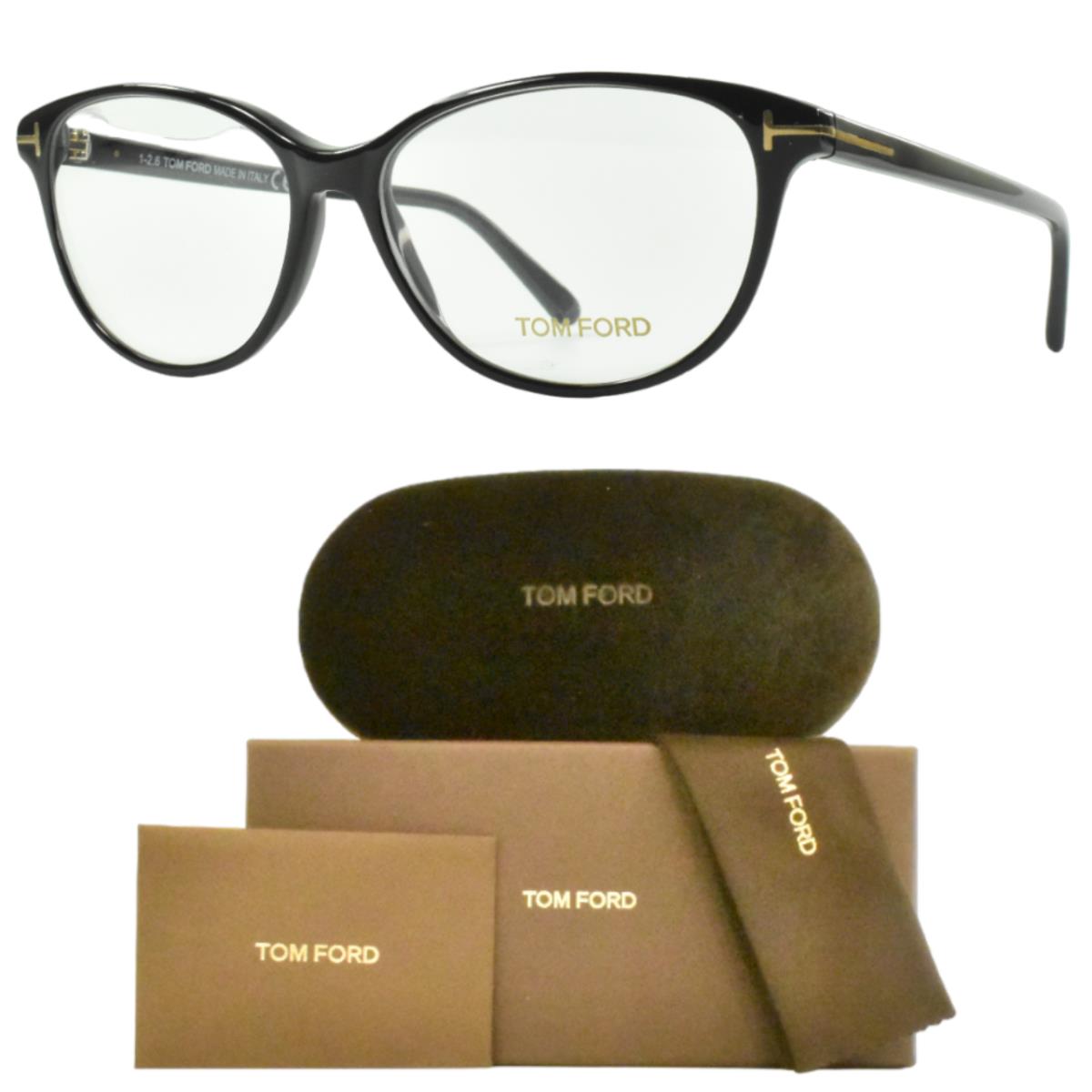 Tom Ford FT 5421/0 Cat Eye Full Rim Womens Shiny Black Optical Frames