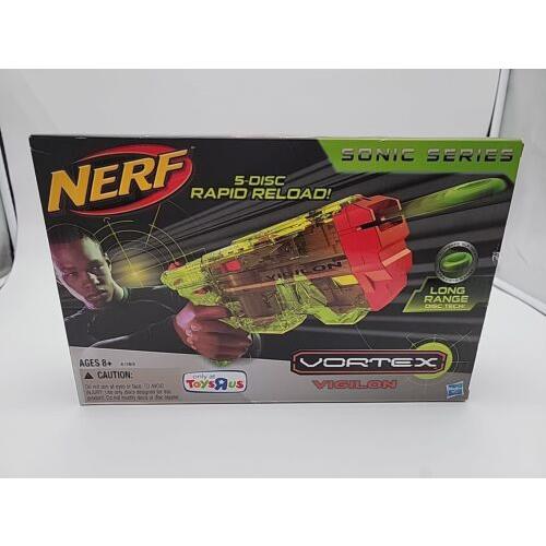 Nerf Vortex Sonic Series Vortex Vigilon A1183 Toys R Us Exclusive Clear