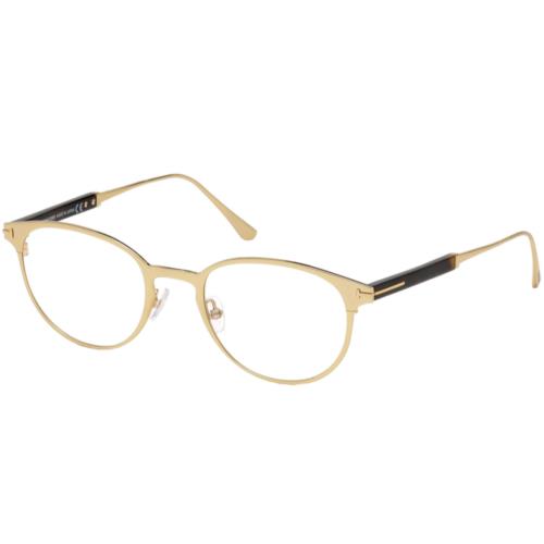 Tom Ford FT 5482 028 Eyewear Optical Frame Gold / Havana Titanium Oval Japan