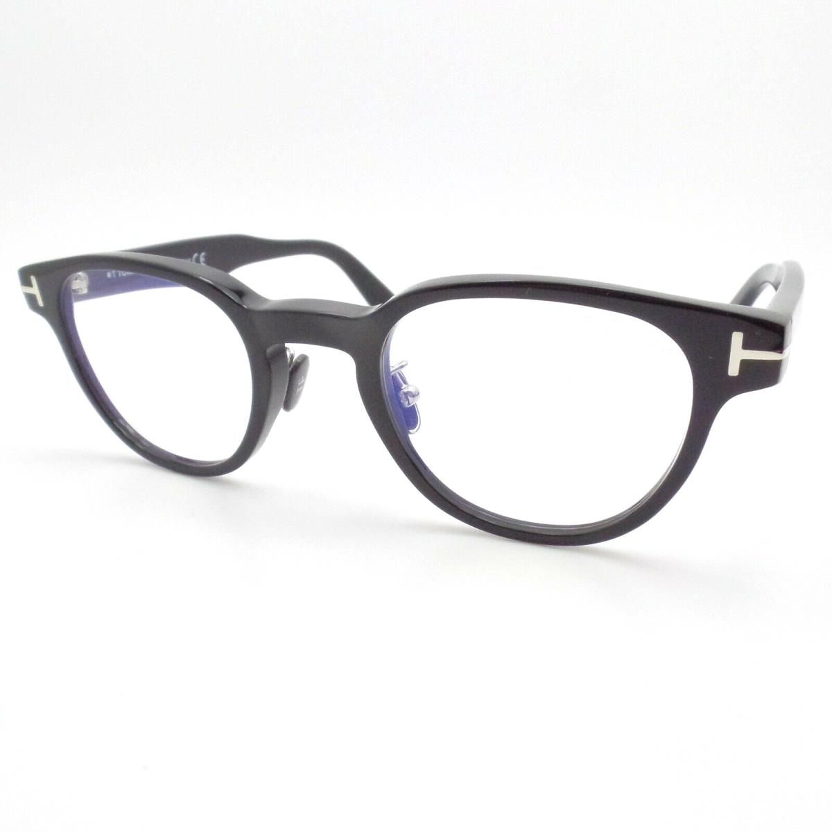 Tom Ford TF 5783 005 Black 47mm Nose Pads Blue Block Frames