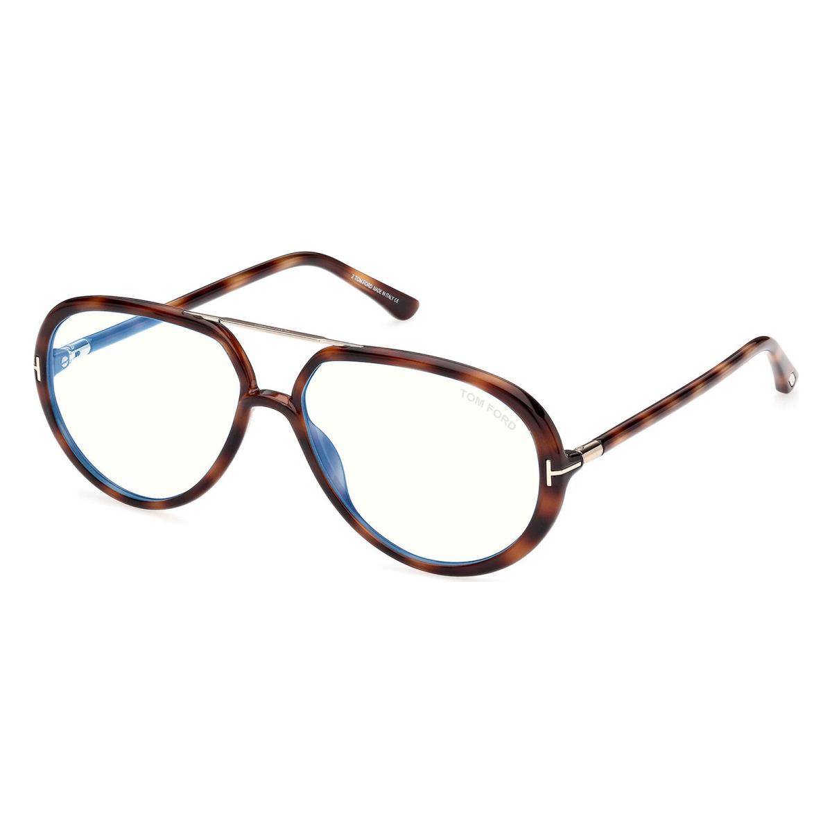 Tom Ford FT5838-B-053-57 Havana Eyeglasses