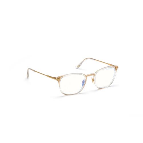 Tom Ford FT 5694-B 030 Eyewear Optical Frame Gold / Clear Square