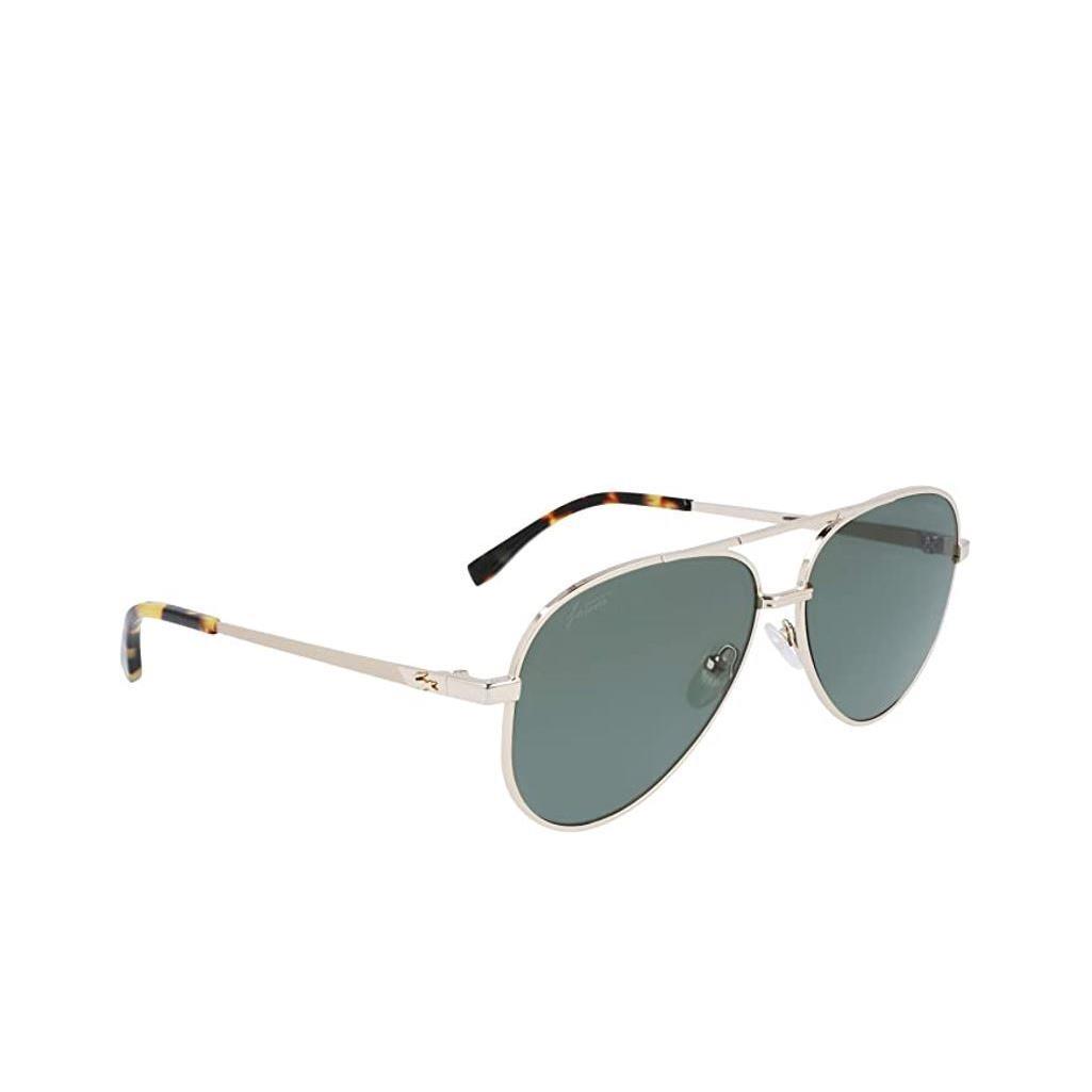 Lacoste Gold / Green Polarized 60 mm Unisex Sunglasses L233SP-714