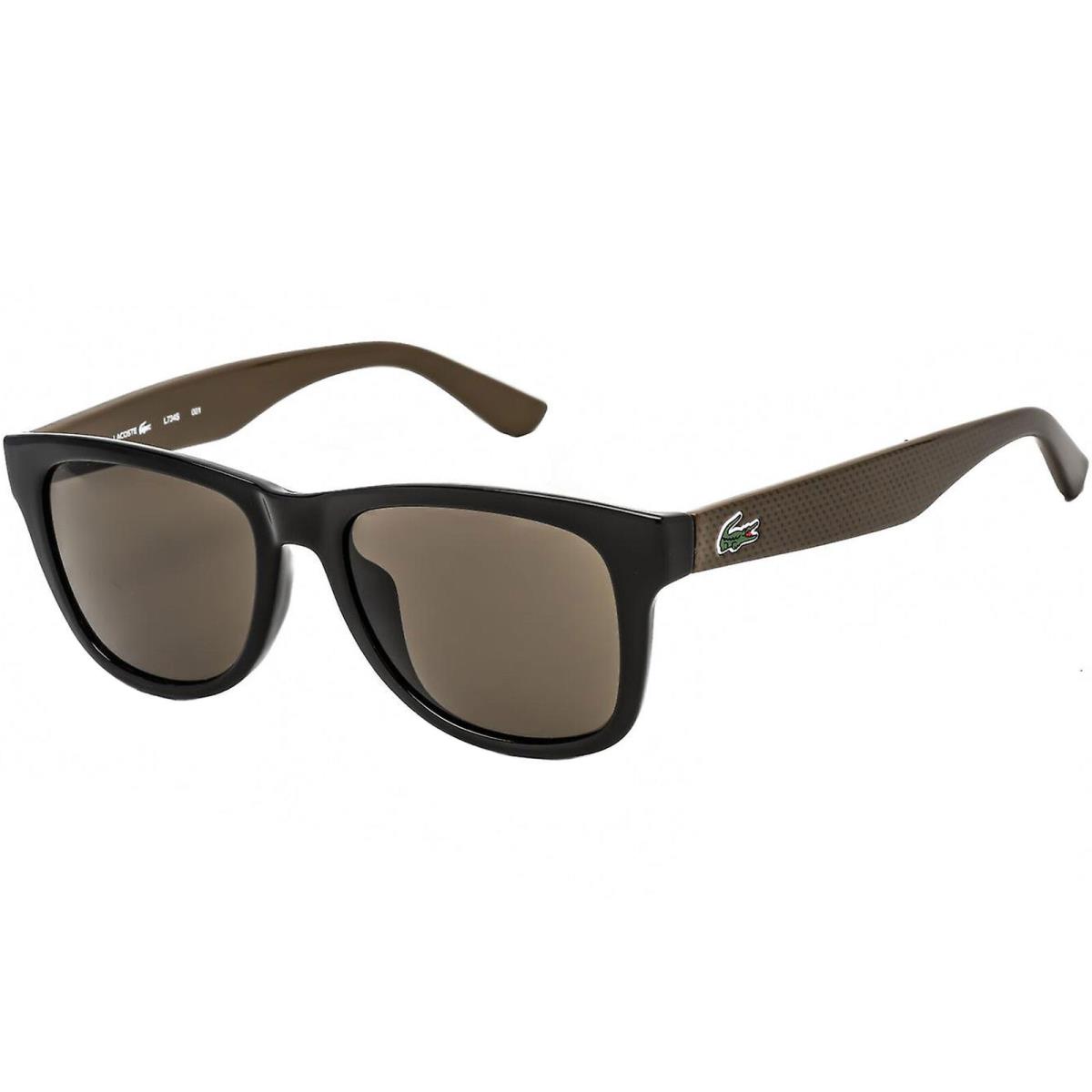 Lacoste Unisex Sunglasses Polycarbonate Lens Black and Brown Frame L734S 001