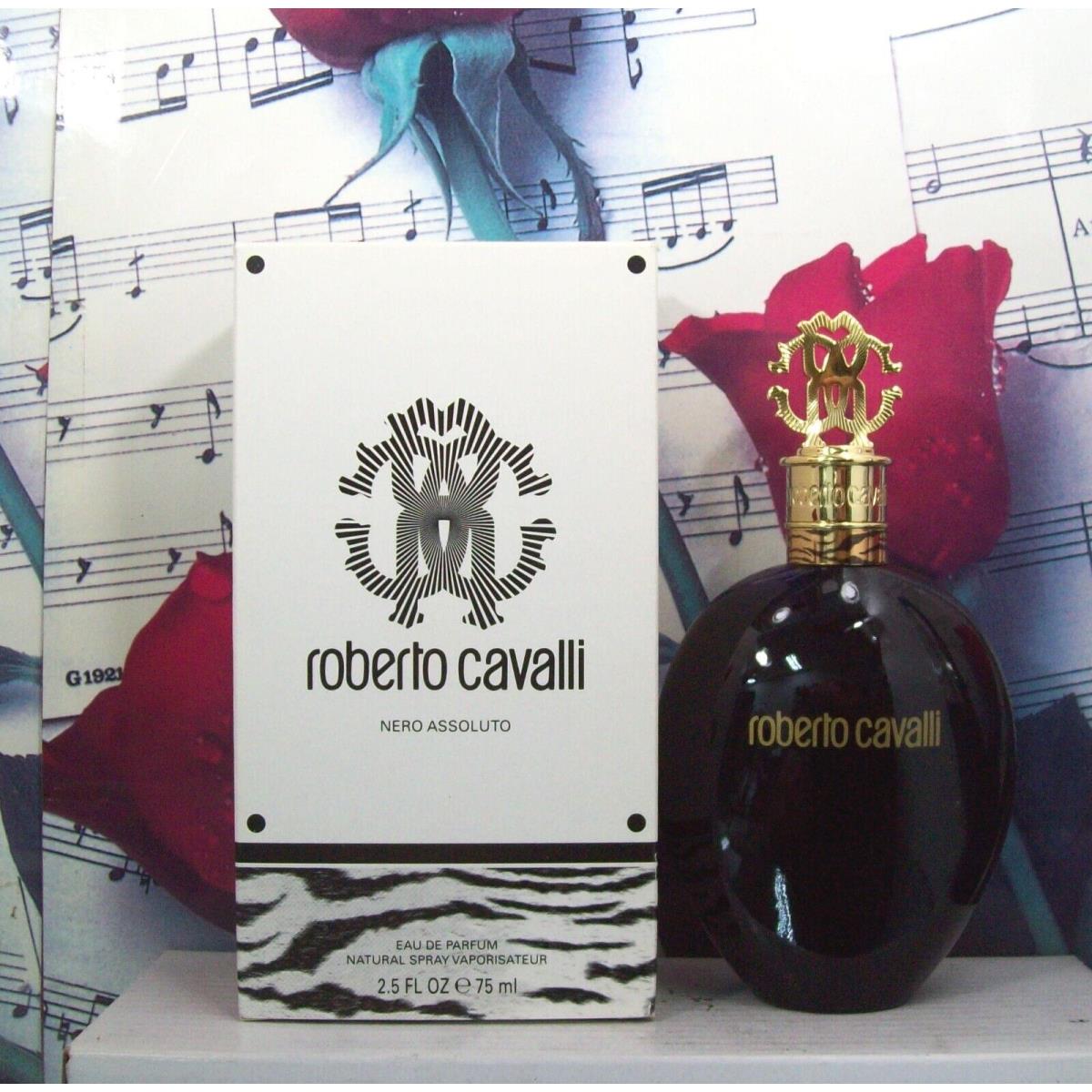 Roberto Cavalli Nero Assoluto 2.5 Oz. Edp Spray. Ntwb